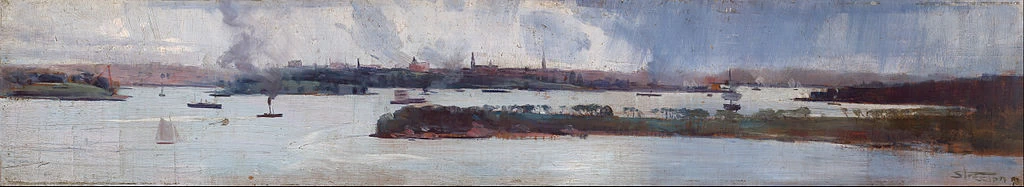 Pioggia sul porto di Sydney - Galleria Nazionale dell'Australia, Canberra